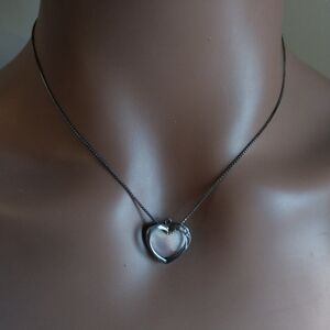 Sterling  Silver Heart Necklace